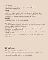 Calm System Salt + Earth Co.