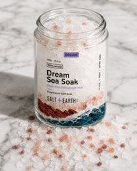 Salt + Earth Co Dream Sea Soak over filled