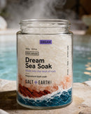 Salt + Earth Dream Sea Soak by steaming pool